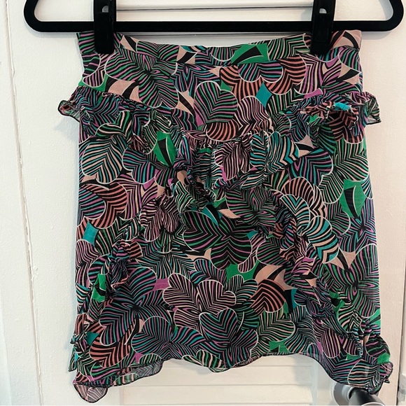 Marc Jacobs Designer Silk Ruffle Mini Skirt - Picture 4 of 16